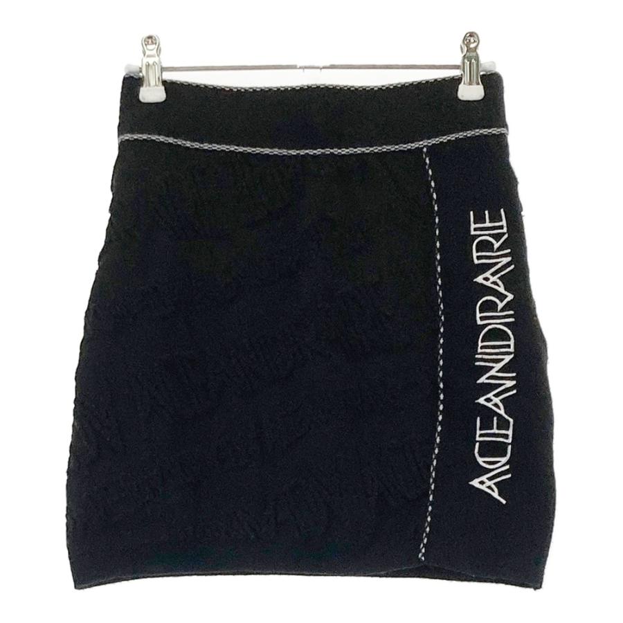ACEANDRARE エースアンドレア ; インナー付 ニットスカート 総柄