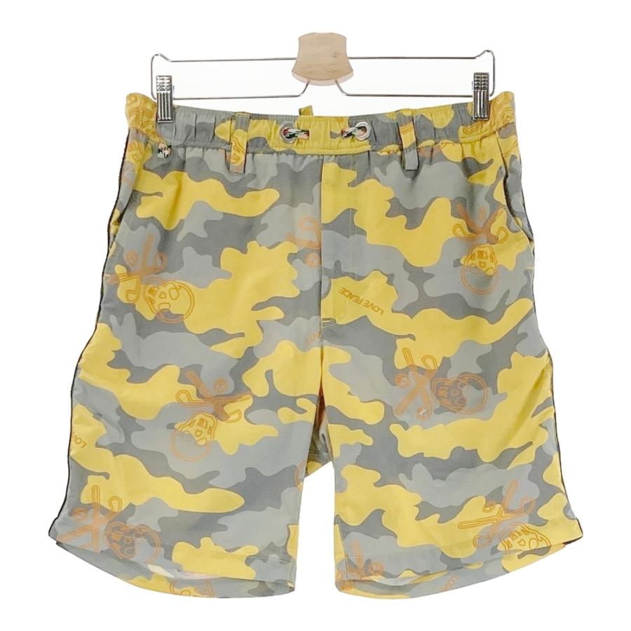 MARK&LONA マークアンドロナ ハーフパンツ カモフラ スカル 総柄
