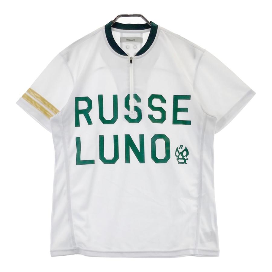 Russeluno ラッセルノ　ハーフジップ 半袖シャツ　ルチャ　ゴルフ RUSSELUNO ラッセルノ ハーフジップ 半袖Tシャツ ルチャ