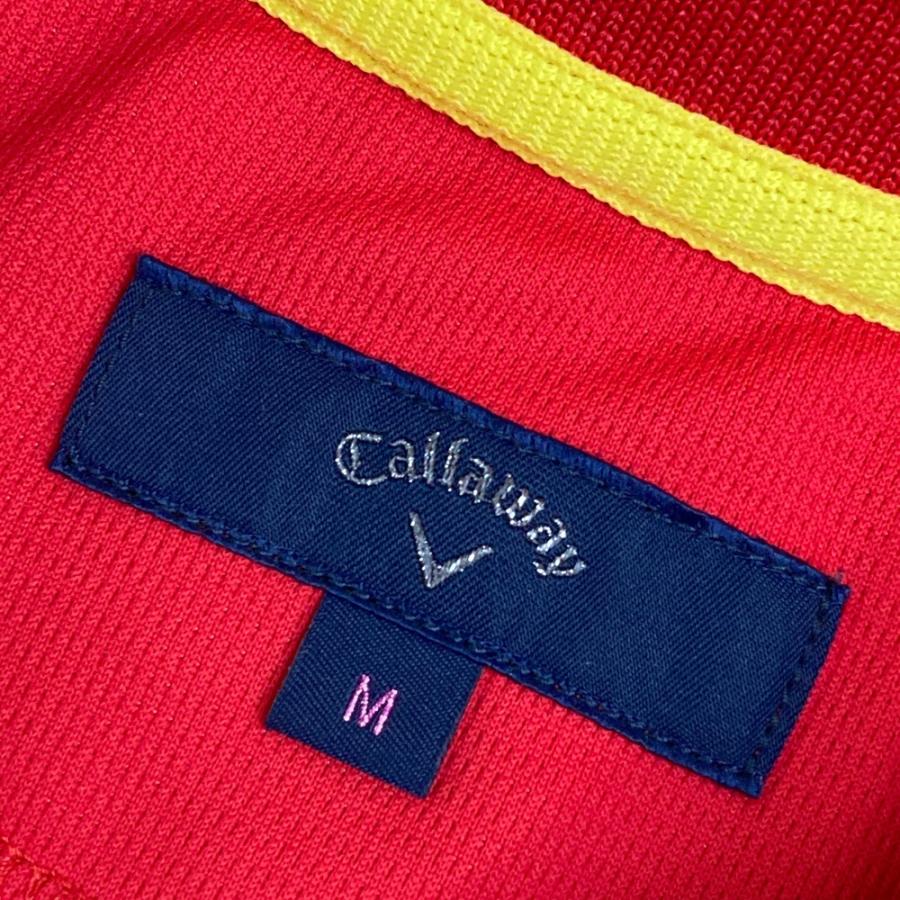 Callaway（キャロウェイ） ノースリーブポロシャツ レッド系 M ゴルフ