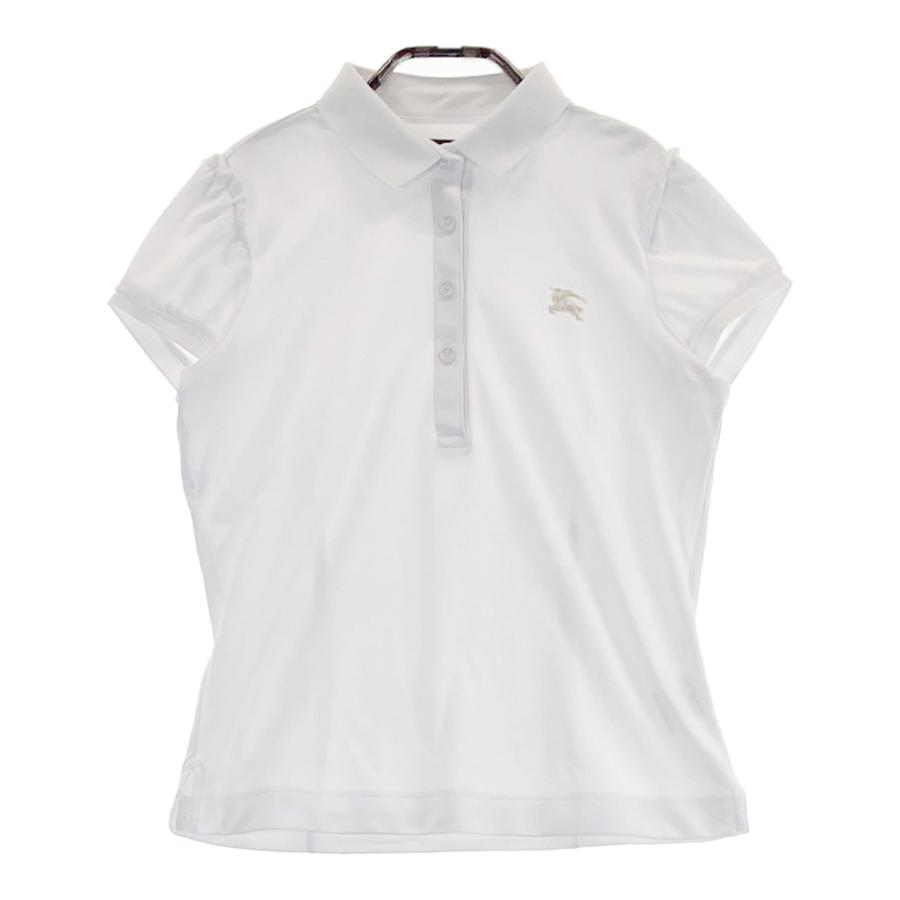 未使用 バーバリーゴルフ ポロシャツ 半袖シャツ 白 ホワイト レディース L BURBERRY（バーバリー） BURBERRY GOLF バーバリーゴルフ 半袖