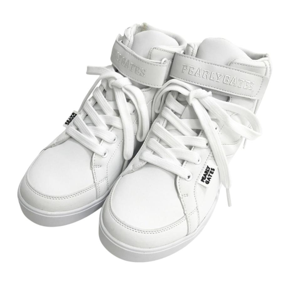 新品 タグ付き】パーリーゲイツ ミドルカットゴルフシューズ 23.5