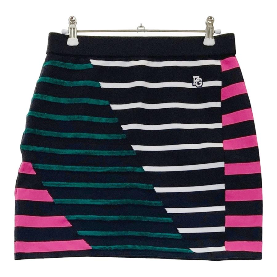 PEARLY GATES パーリーゲイツ 2024年モデル ; ニットスカート ボーダー