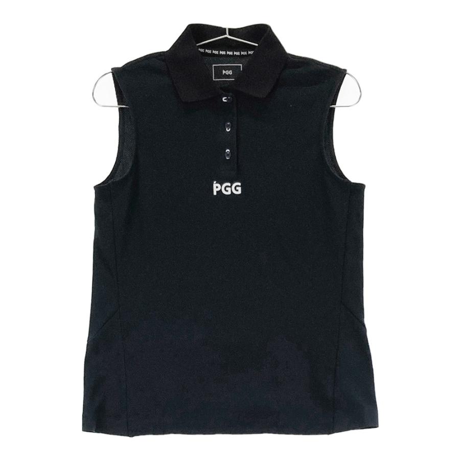 PGG パーリーゲイツ ノースリーブ ポロシャツ 00 PEARLY GATES PGG PEARLY GATES パーリーゲイツ ノースリーブポロシャツ ブラック系