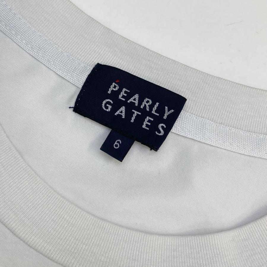 PEARLY GATES パーリーゲイツ 半袖Tシャツ プリント ホワイト系 6