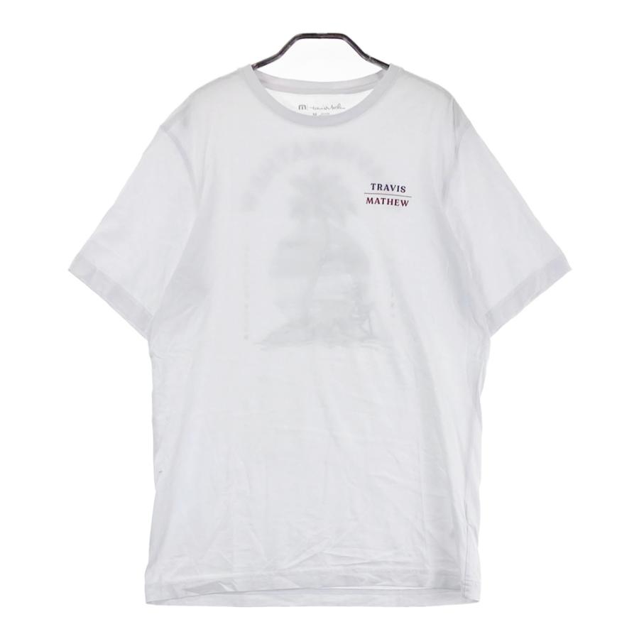 TRAVIS MATHEW トラビスマシュー 半袖Tシャツ プリント ホワイト系 M
