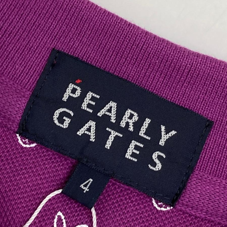 新品】PEARLY GATES パーリーゲイツ 半袖ポロシャツ ロゴ刺繍