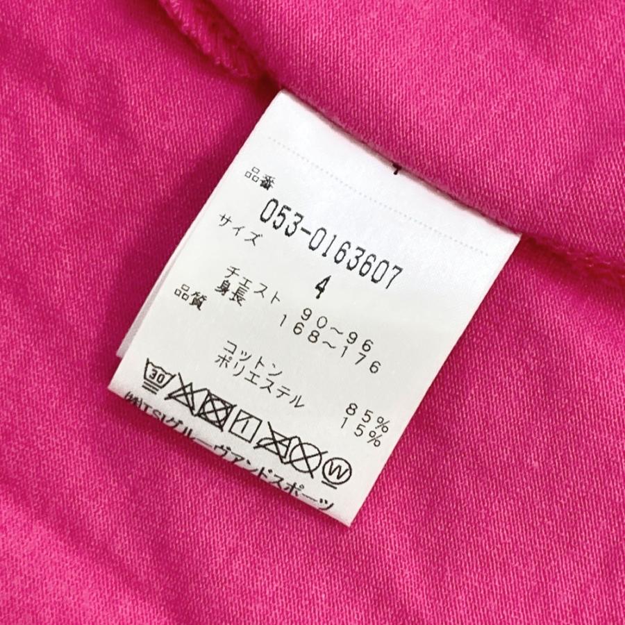 PEARLY GATES（パーリーゲイツ） 半袖Tシャツ ニコちゃん ピンク系 4