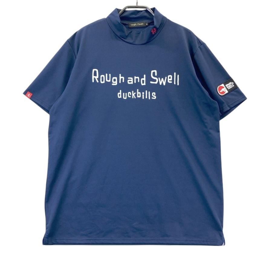 ROUGH&SWELL ラフアンドスウェル ハイネック半袖Tシャツ メンズ M ROUGH&SWELL ラフアンドスウェル ハイネック 半袖メッシュTシャツ