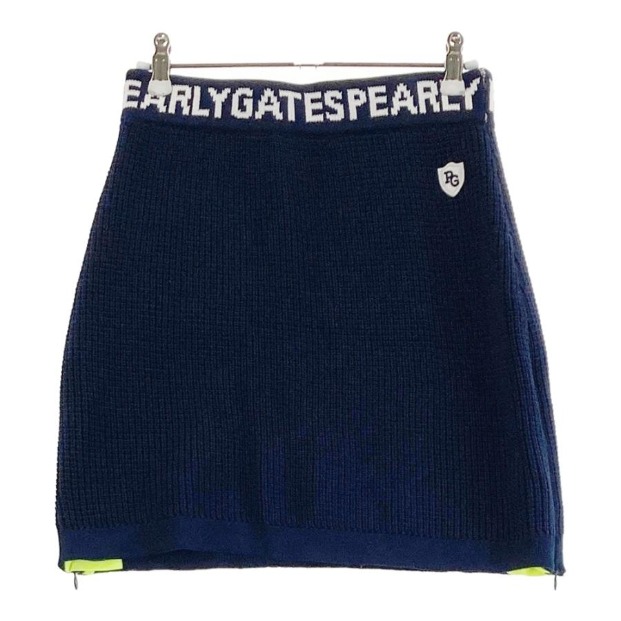 PEARLY GATES（パーリーゲイツ） ニットスカート サイドジップ