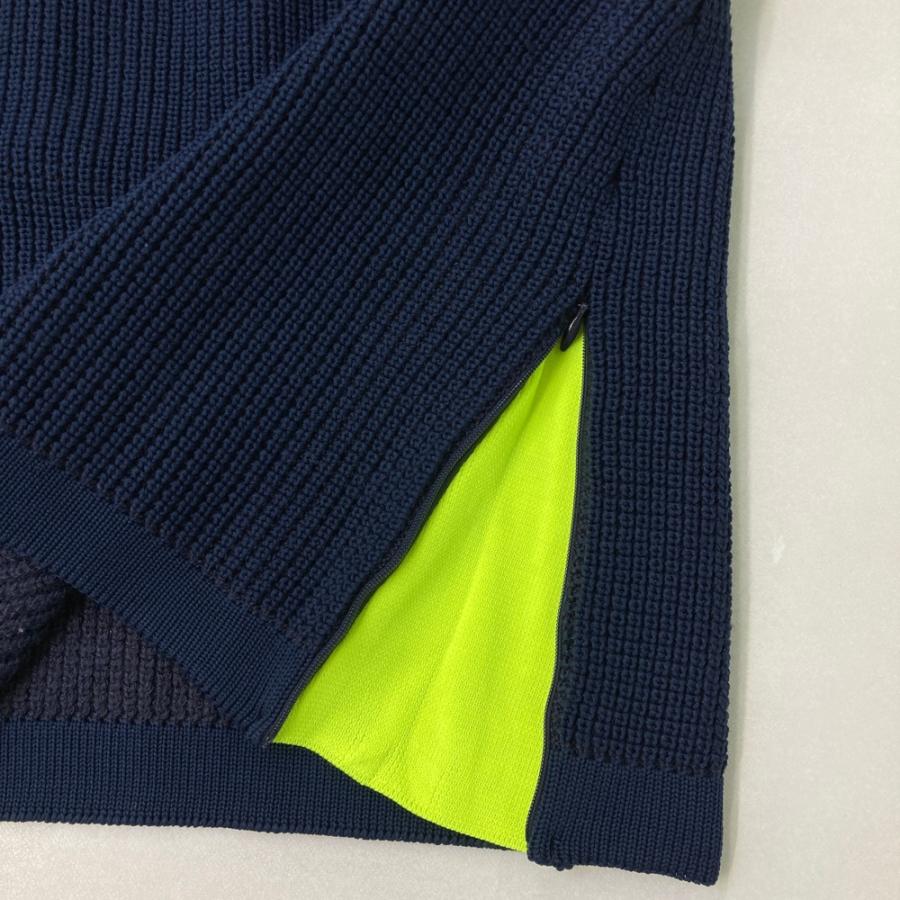 サイズ：1 PEARLY GATES パーリーゲイツ ;　2023年 ニットスカート ストライプ柄 ネイビー系 [240101436165] ゴルフウェア レディース ストスト PEARLY GATES 2023 SPRING TRUE HAPPINESS｜CATALOGUE｜PEARLY GATES