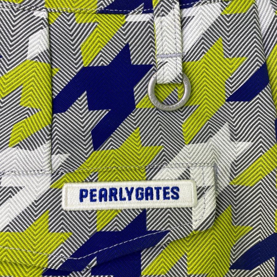 PEARLY GATES パーリーゲイツ スカート ヘリンボーン 千鳥柄 ネイビー