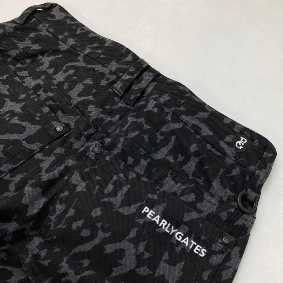 サイズ：0 PEARLY GATES パーリーゲイツ 2022年 055-2231016 ストレッチパンツ 千鳥×レオパード柄 ブラック系 [240101506879] ゴルフウェア レディース ストスト 新品】PEARLY GATES パーリーゲイツ 2022年 055-2231016 ストレッチ