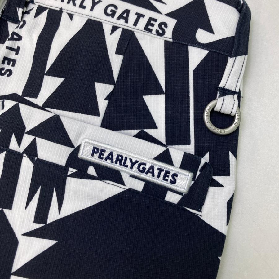 サイズ：0 PEARLY GATES パーリーゲイツ 055-2131508 ストレッチパンツ 総柄 ホワイト系 [240101521272] ゴルフウェア レディース ストスト PEARLY GATES（パーリーゲイツ） 【新品】PEARLY GATES 2022年 055