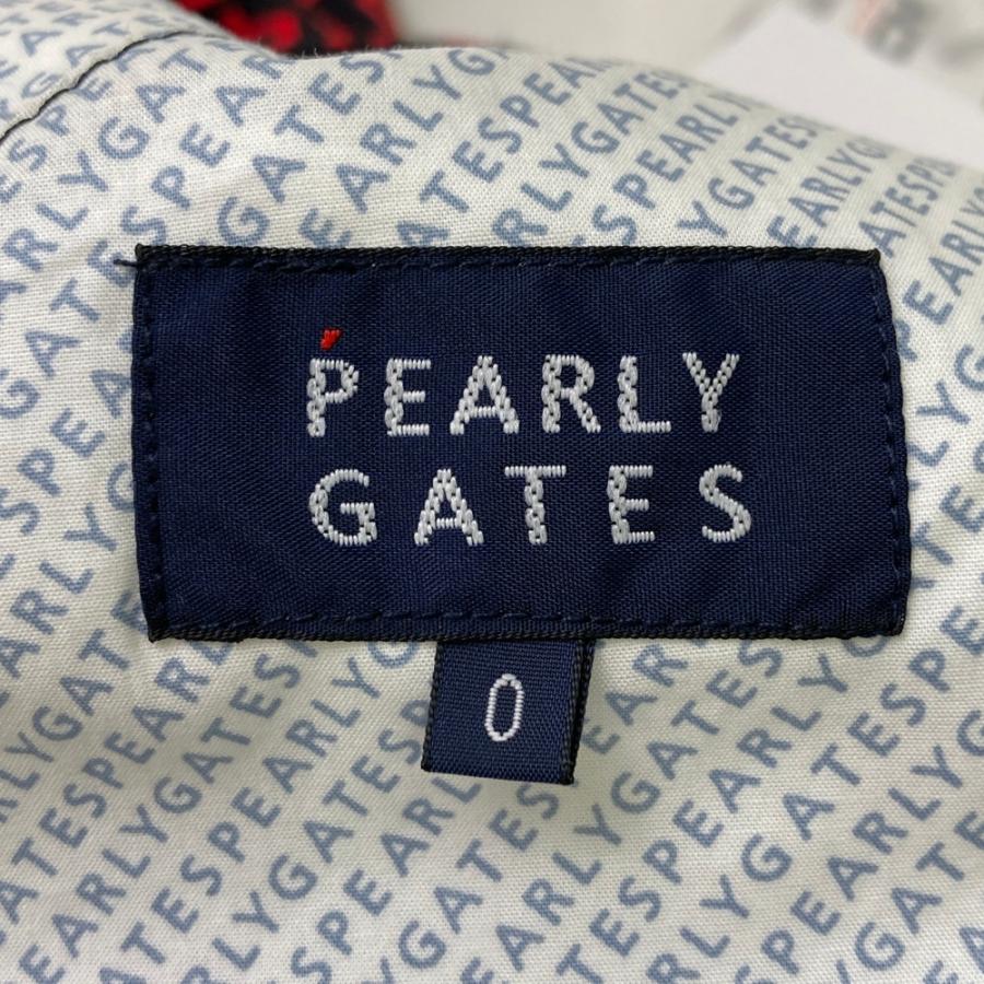 サイズ：0 PEARLY GATES パーリーゲイツ 2022年 055-2131314 ストレッチパンツ メゾンロゴ総柄 ブラック系 [240101506893] ゴルフウェア レディース ストスト PEARLY GATES（パーリーゲイツ） 【新品】PEARLY GATES 2022年 055