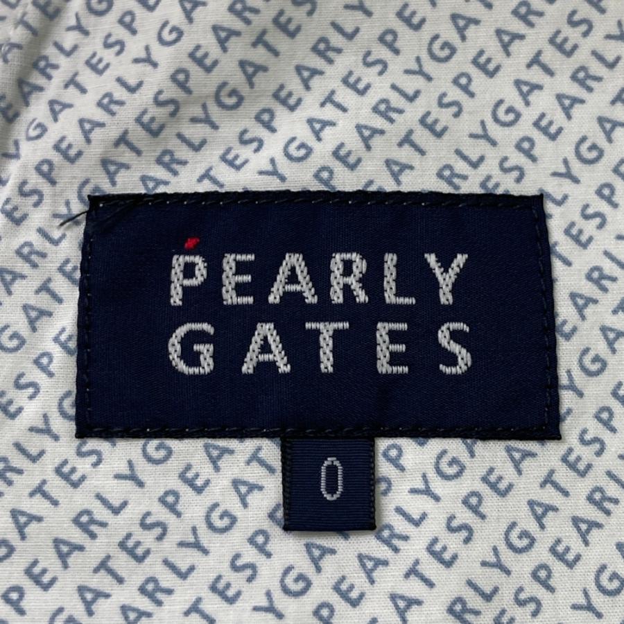 【新品】PEARLY GATES パーリーゲイツ 055-1232608 ショートパンツ パイル ヤシの木×ボーダー柄 ブラック系 0 ゴルフウェア レディース_5