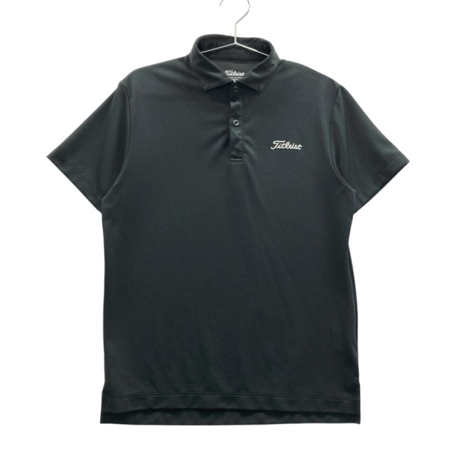 TITLEIST タイトリスト 半袖ポロシャツ ブラック系 M ゴルフウェア