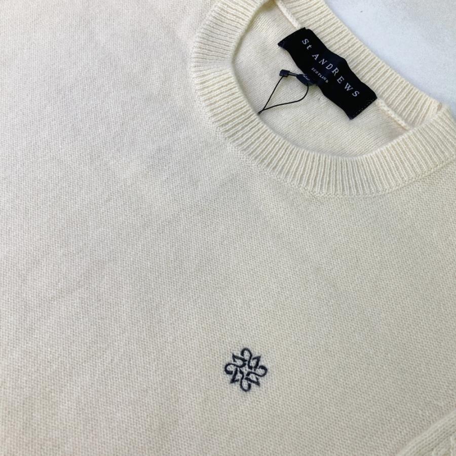 St ANDREWS 【美品】ST ANDREWS セントアンドリュース クルーネック