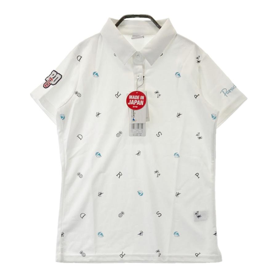 PARADISO 【新品】PARADISO パラディーゾ FSL52A 半袖ポロシャツ 総柄 