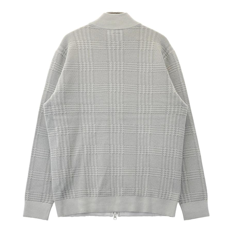 2点まとめAdmiral ニット切替中綿ジャケット　☆美品☆ ADMIRAL アドミラル 中綿切替 ニット ジップジャケット 総柄 グレー系