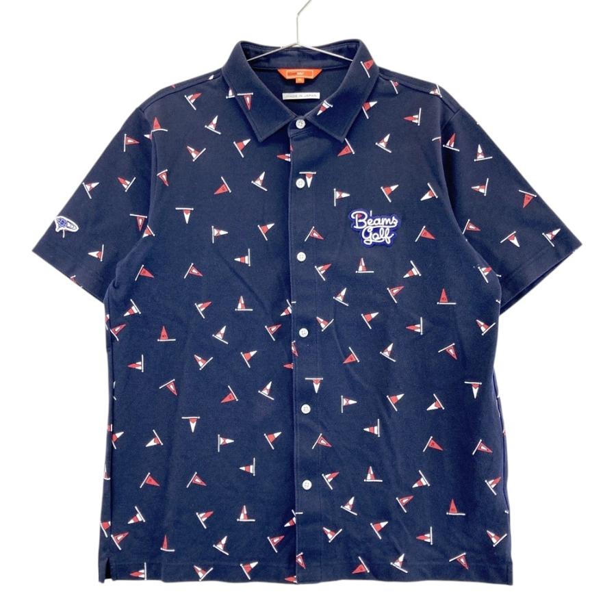 BeamsGolf 半袖シャツ　メンズＬ BeamsGolf 半袖シャツ メンズL BeamsGolf 半袖シャツ メンズL