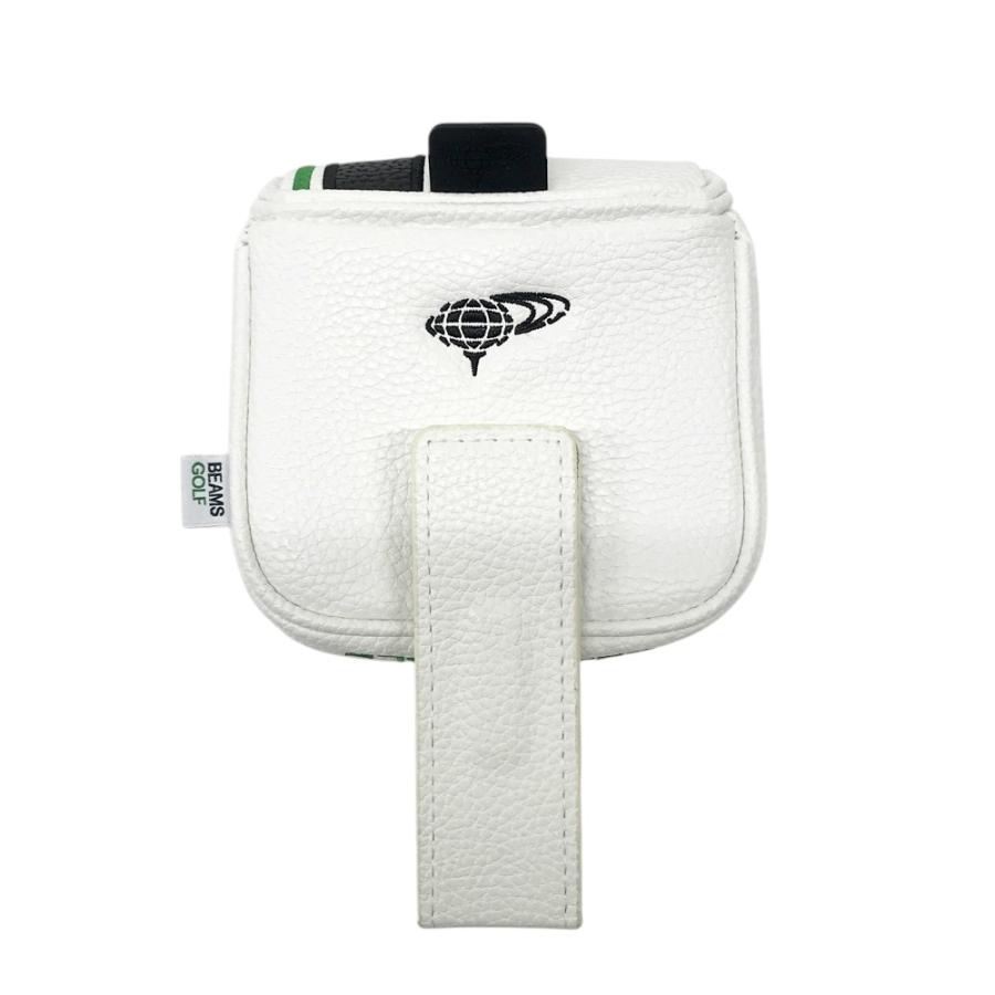 BEAMS GOLF ビームスゴルフ  パターカバー マレット型  ホワイト系 PT [240101422225] ゴルフウェア ストスト 美品】BEAMS GOLF ビームスゴルフ パターカバー マレット型