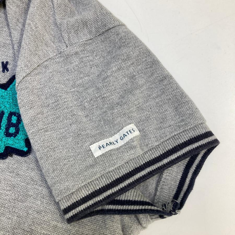 JACK BUNNY ジャックバニー 半袖ポロシャツ グレー系 0 ゴルフウェア
