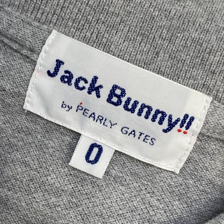 JACK BUNNY ジャックバニー 半袖ポロシャツ グレー系 0 ゴルフウェア