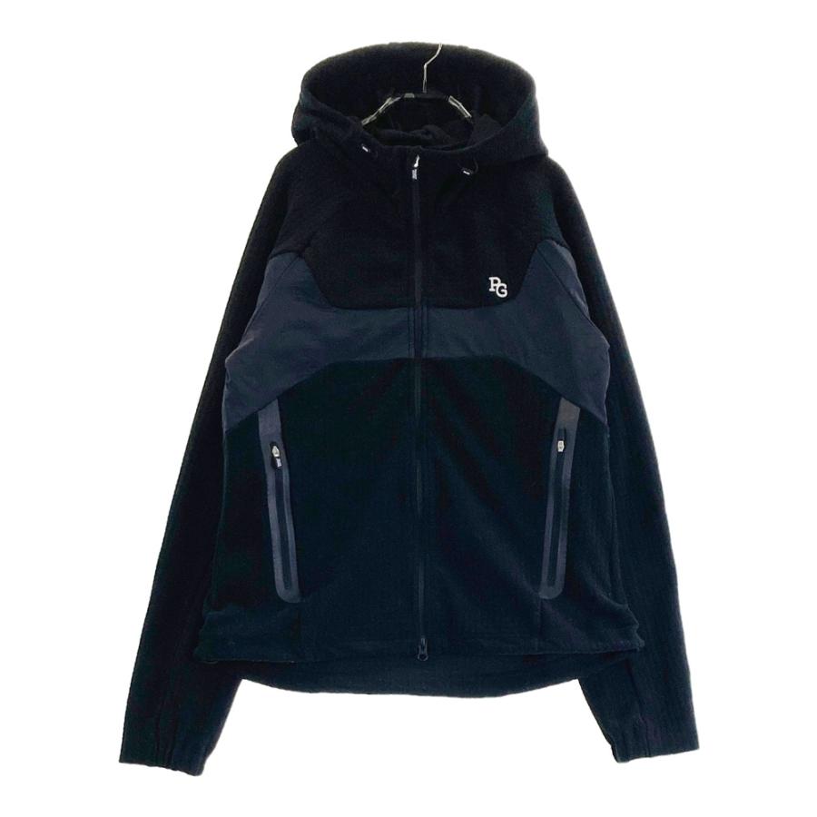 パーリーゲイツ フリースジャケット ブラック PEARLY GATES パーリーゲイツ フリース切替 ジップパーカー ブラック系