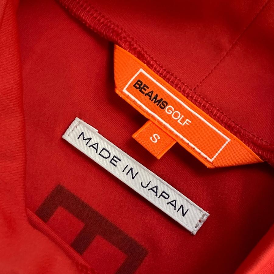 BEAMS GOLF ビームスゴルフ ハイネック 半袖Tシャツ ロゴプリント