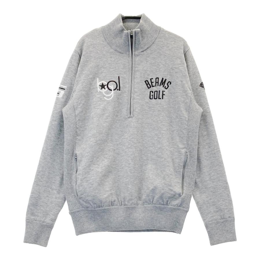 BEAMS GOLF ハーフジップ ニット/プルオーバー/M/裏地付き BEAMS GOLF