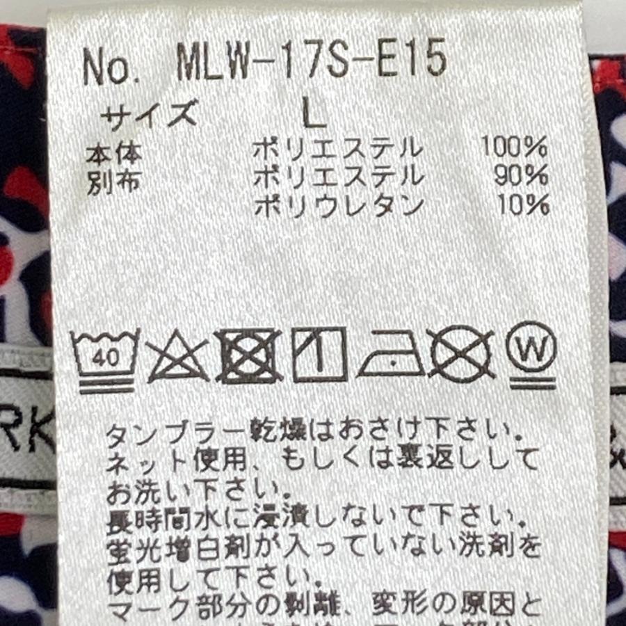 MARK\u0026LONA マークアンドロナ  裏地付 スカート 総柄 レッド系 L ゴルフウェア レディースの画像