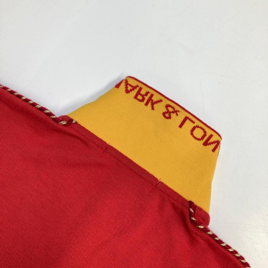 MARK & LONA マークアンドロナ 半袖ポロシャツ 赤 MARK&LONA