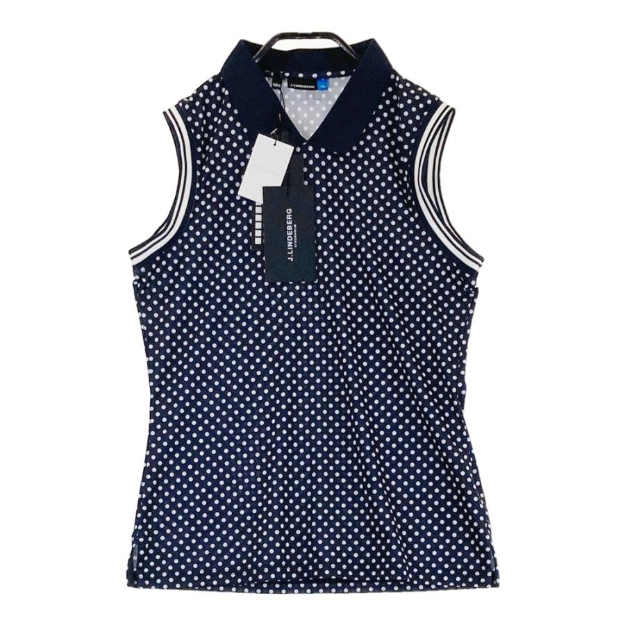 新品】J.LINDEBERG ジェイリンドバーグ 襟付 ノースリーブシャツ