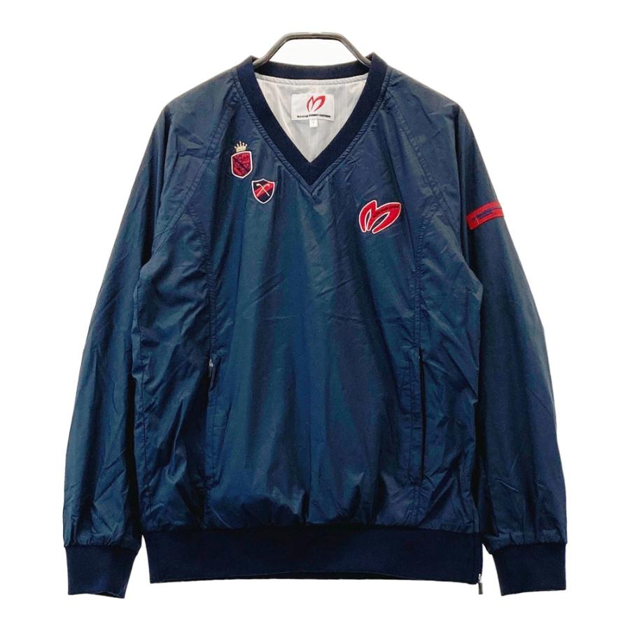 美品 MASTER BUNNY EDITION ブルゾン ネイビー MASTER BUNNY EDITION マスターバニーエディション 蓄熱 長袖