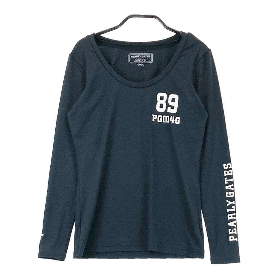 PEARLY GATES パーリーゲイツ 長袖 インナーTシャツ ネイビー系
