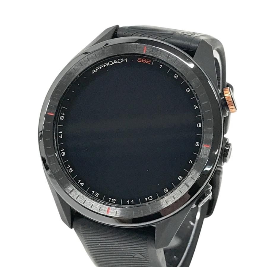 【ほぼ未使用】GARMIN APPROACH S62 GPSナビ GARMIN ガーミン GPSナビ アプローチ S62 ブラック系 ゴルフウェア