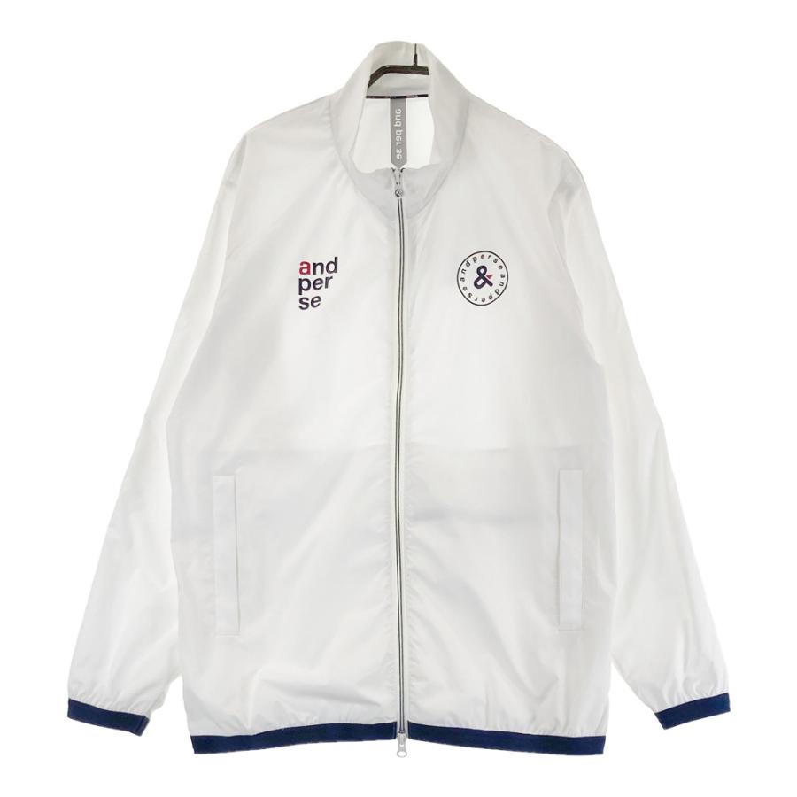 AND PER SE アンパスィ ジップジャケット ホワイト系 L ゴルフ
