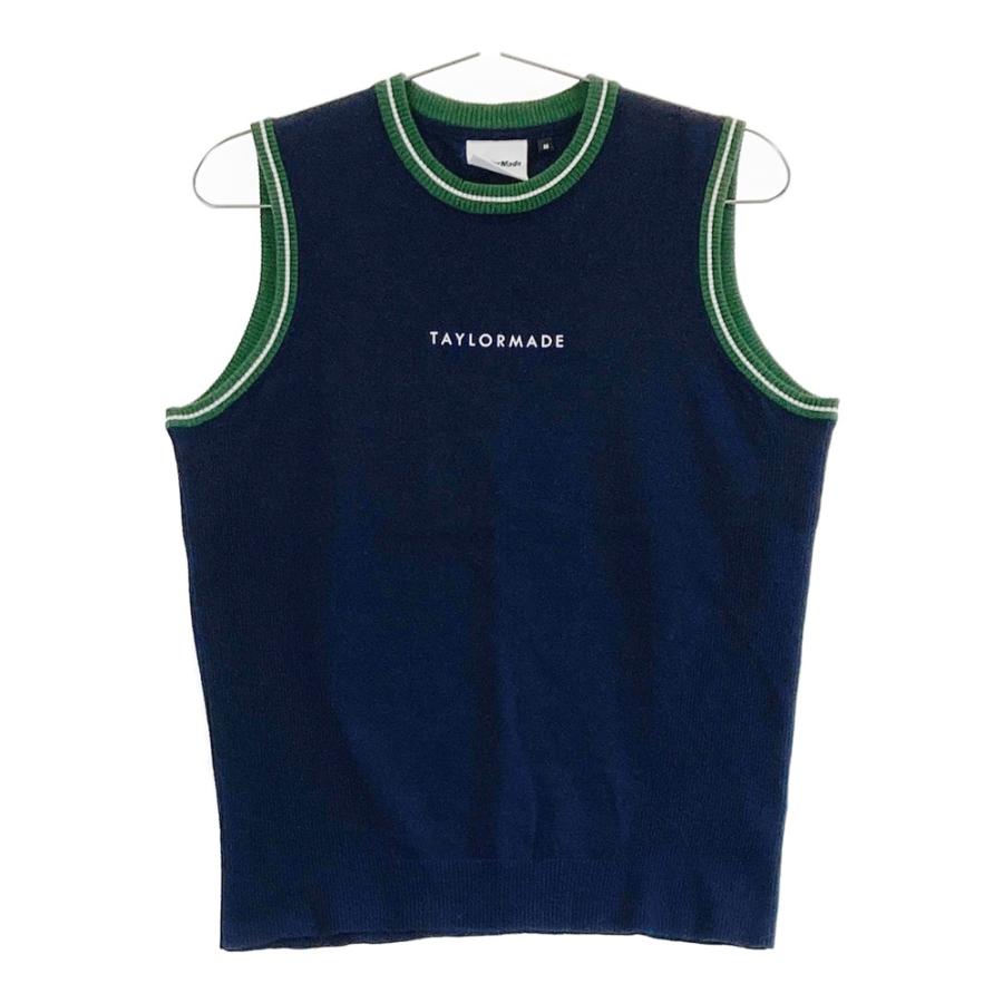 TaylorMade ネイビー ベスト Mサイズ TAYLOR MADE テーラーメイド ニットベスト ネイビー系 M ゴルフ