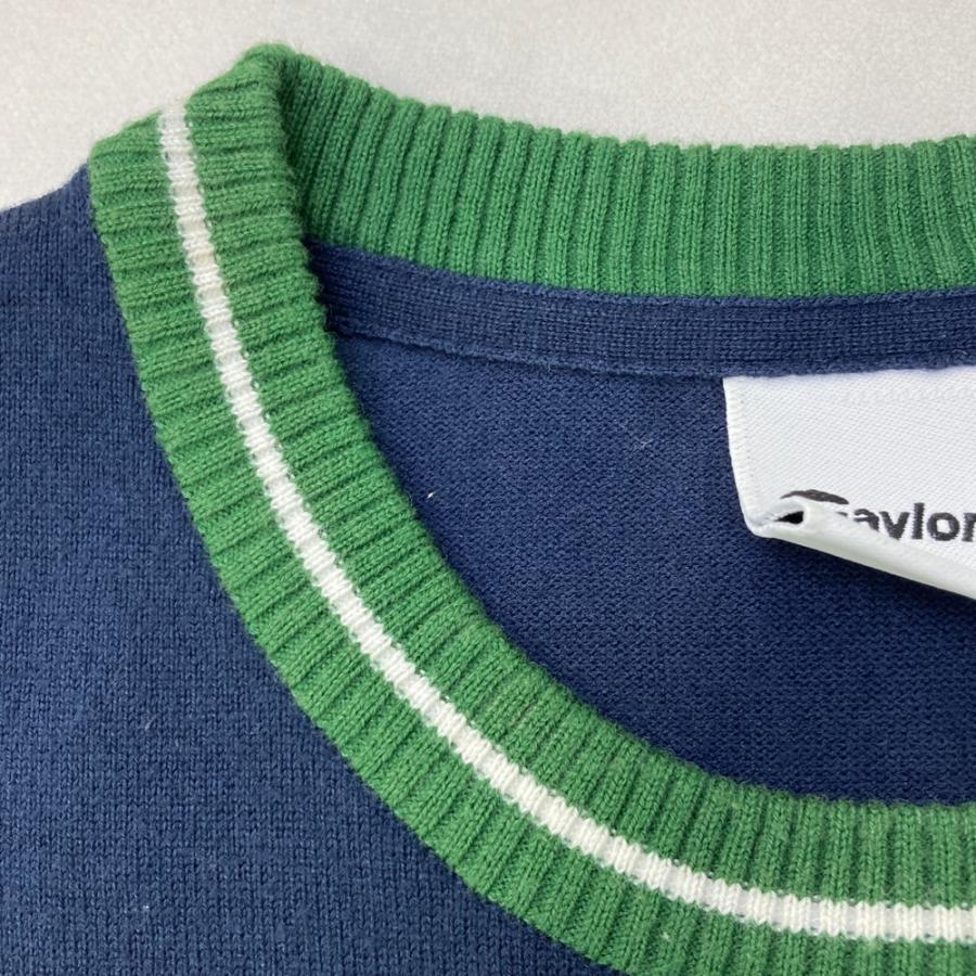 TaylorMade メンズ ベスト ネイビー　値下げ中 TAYLOR MADE テーラーメイド ニットベスト ネイビー系 M ゴルフ