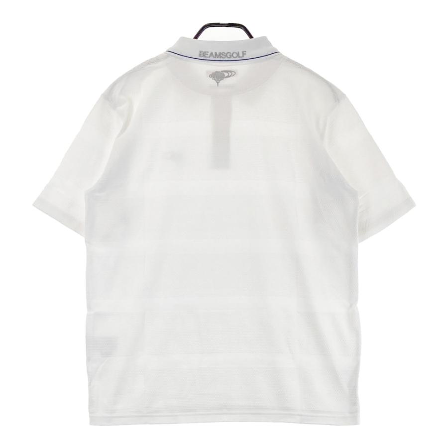 BEAMS GOLF ビームスゴルフ 半袖ポロシャツ ホワイト系 L ゴルフ