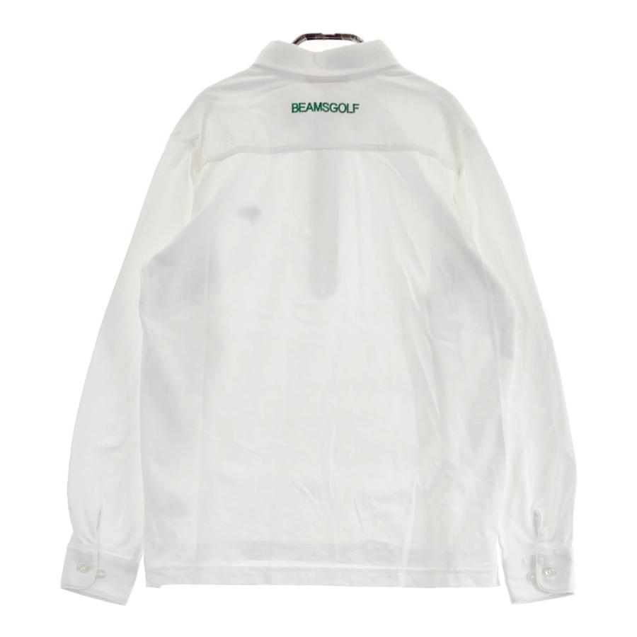 BEAMS GOLF ホワイト長袖ポロシャツ M 新品未使用 BEAMS GOLF