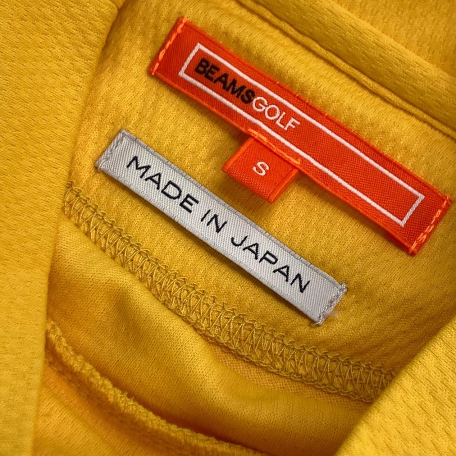 BEAMS GOLF ビームスゴルフ ハイネック 半袖Tシャツ イエロー系 S