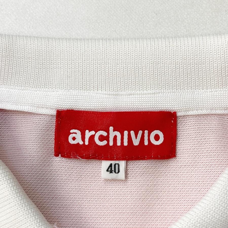 アルチビオ　新品未使用22,000円淡ピンク半袖ウェア　S ARCHIVIO アルチビオ 襟付 半袖Tシャツ ピンク系 サイズ：36