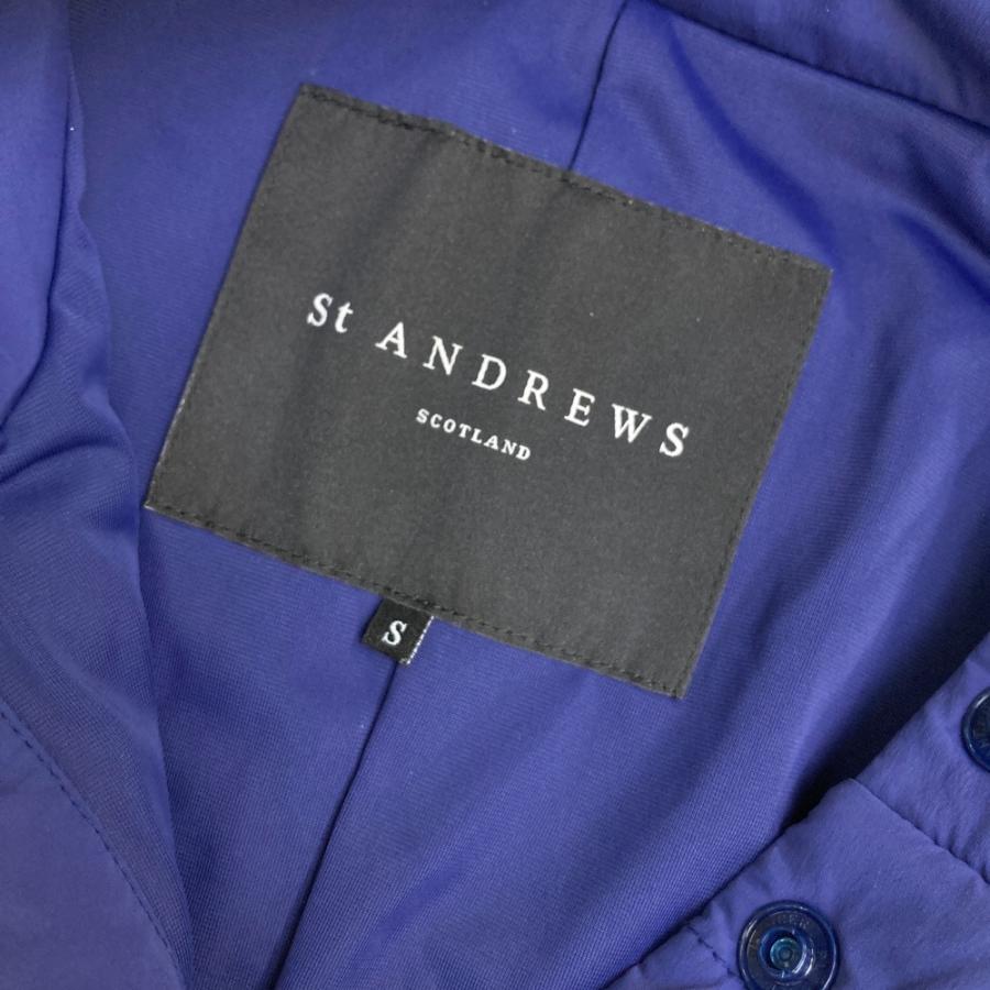 ST ANDREWS セントアンドリュース 中綿ベスト ネイビー系 S ゴルフ