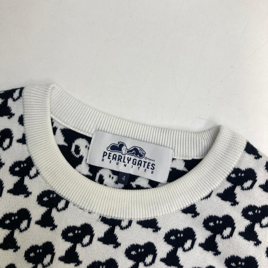PEARLY GATES パーリーゲイツ ×PEANUTS ニットセーター スヌーピー 総