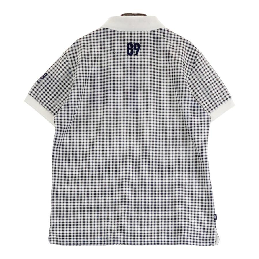 PEARLY GATES チェック柄 ゴルフポロシャツ サイズ7 PEARLY GATES パーリーゲイツ 30周年 半袖ポロシャツ チェック柄