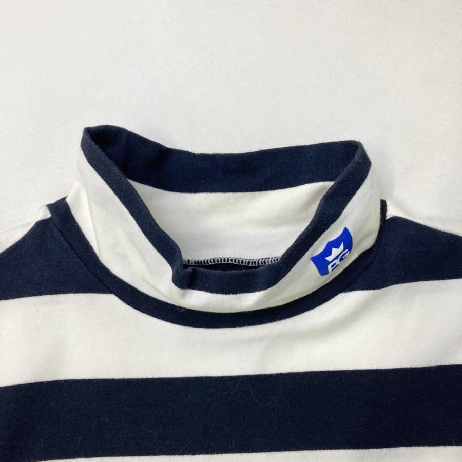 PEARLY GATES パーリーゲイツ ハイネック長袖Tシャツ ボーダー柄