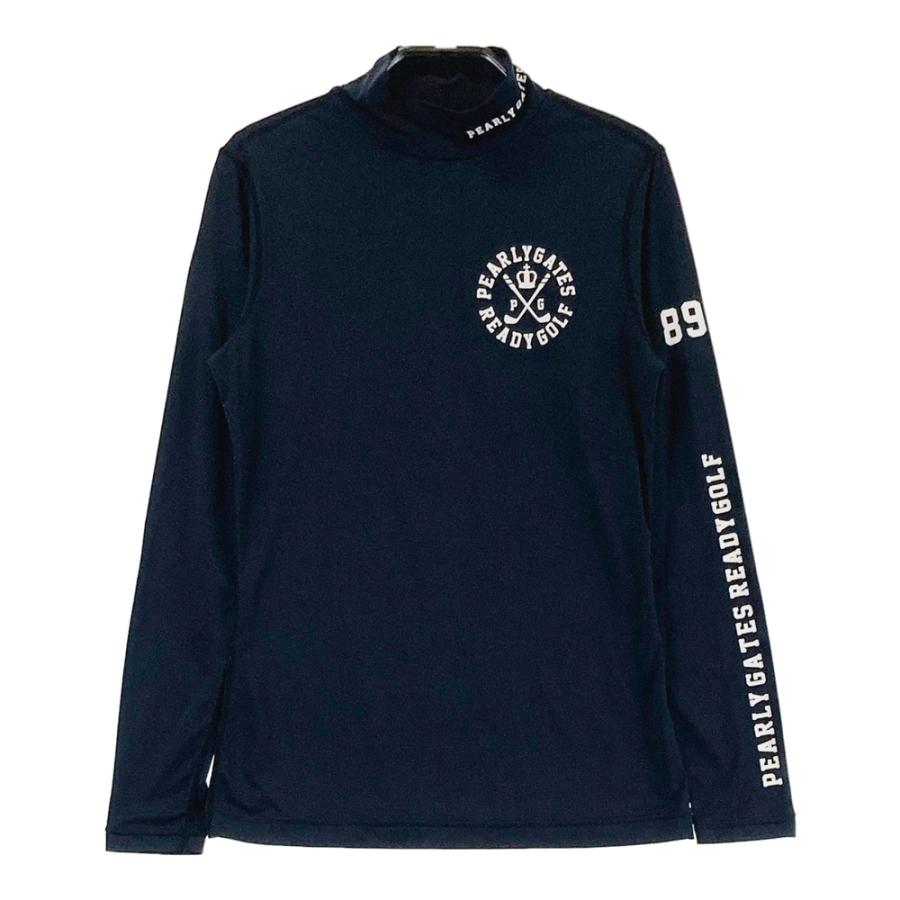 PEARLY GATES パーリーゲイツ ハイネック長袖インナーTシャツ ネイビー