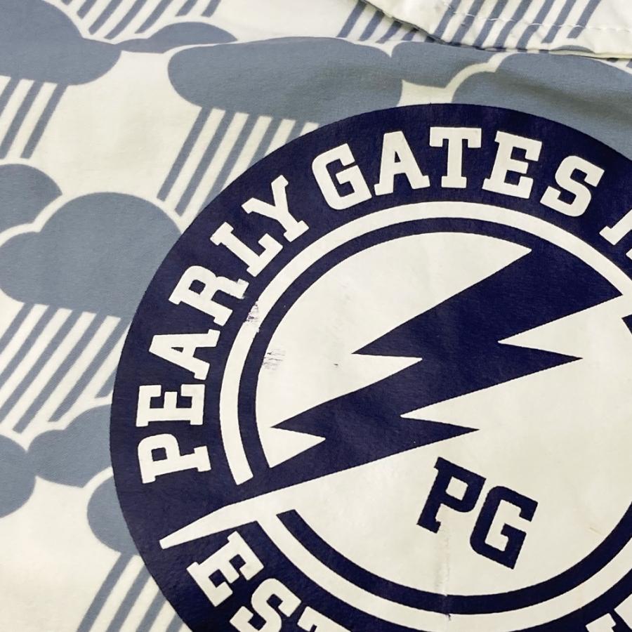 PEARLY GATES パーリーゲイツ レインパンツ 総柄 ホワイト系 4